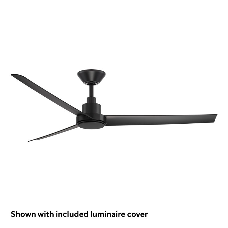 Bolo 3-Blade Smart Ceiling Fan With 2700K-3000K-4000K-5000K Selectable LED Light Kit and Remote Control Included, Works With Alexa and iOS or Android App