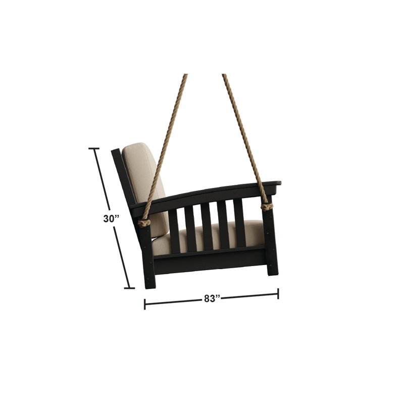 Balancelle Omar, Sunbrella® Séquoia Brannon, Chocolat