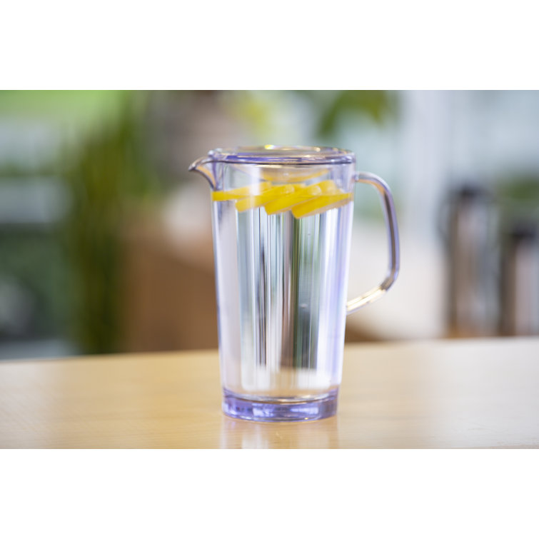 Service Ideas 1.9 L Smooth Acrylic Ice Tube Pitcher