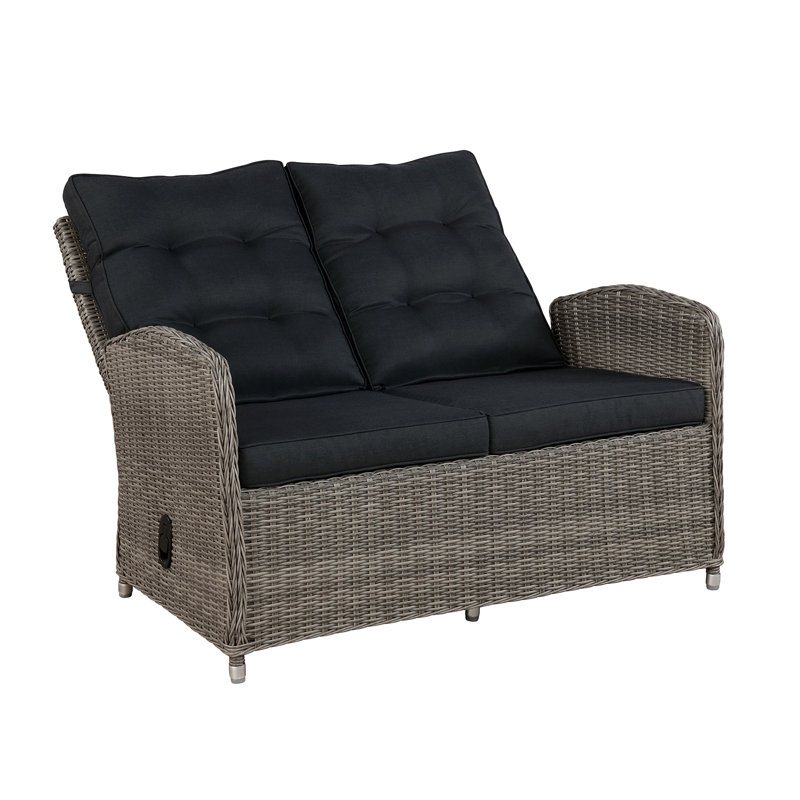 63.5cm Wide Loveseat with Cushions