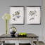 Neutral Rose I '- ensemble de 2 reproductions d'art sur papier encadré-28785936