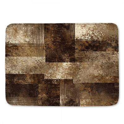 Tapis de bain abstrait
