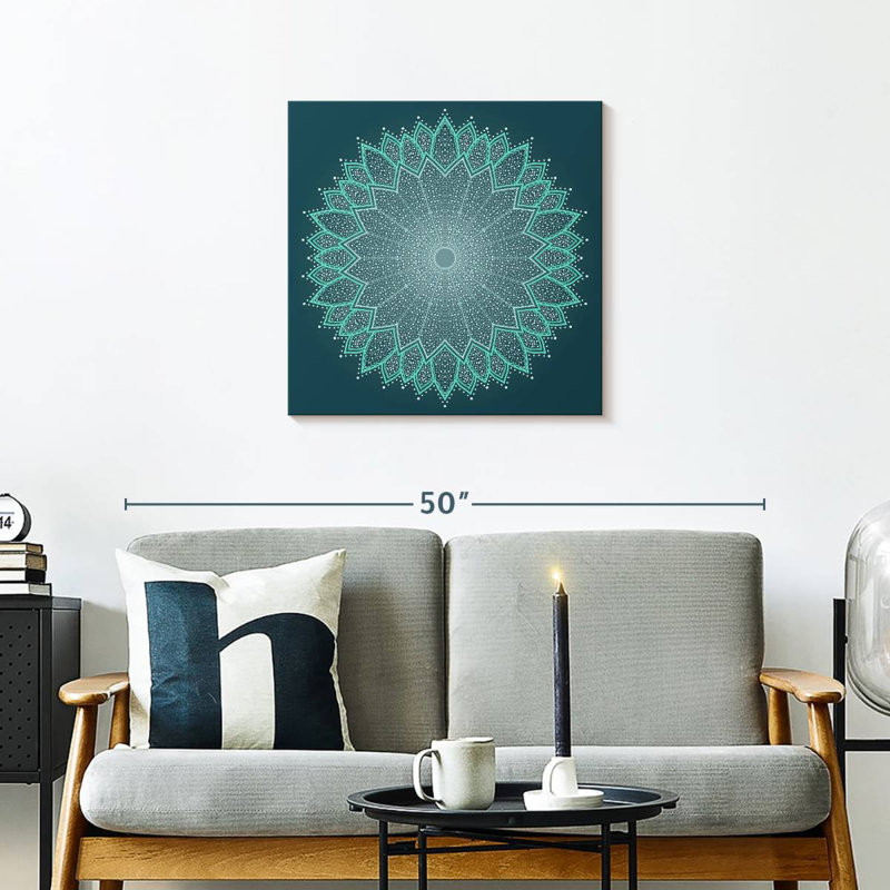 Mandala de couleur turquoise Kerner
