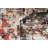 Vegetable Dye Abstract Area Rug 4x6