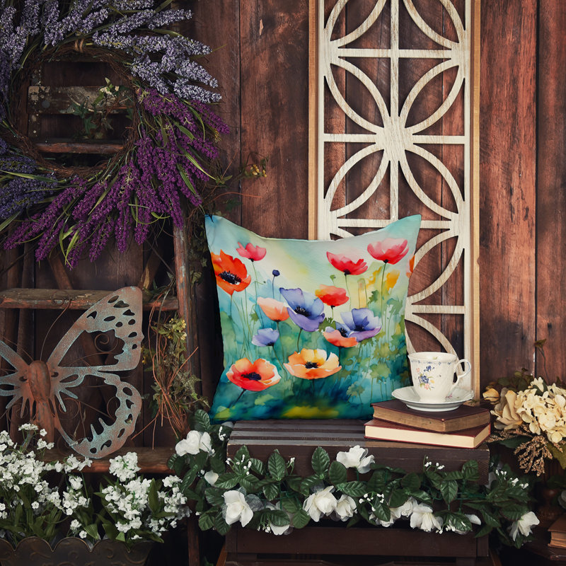 Other/No Pattern Outdoor Throw Pillow, 14"H x 14"W