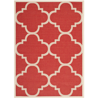 Tapis d'intérieur / extérieur à motif géométrique Herefordshire Performance