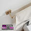 Porte-serviettes en acier inoxydable 304 avec bords arrondis, fixation murale, longueur utile-113497804-113497823
