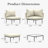  Outdoor Patio Woven Rope Wicker Modular 11 Pieces Sectional Set With Fire Pit Table And Cushions