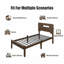 Cadre de lit en bois massif Gerrita - Simple TG-108793951-123429889