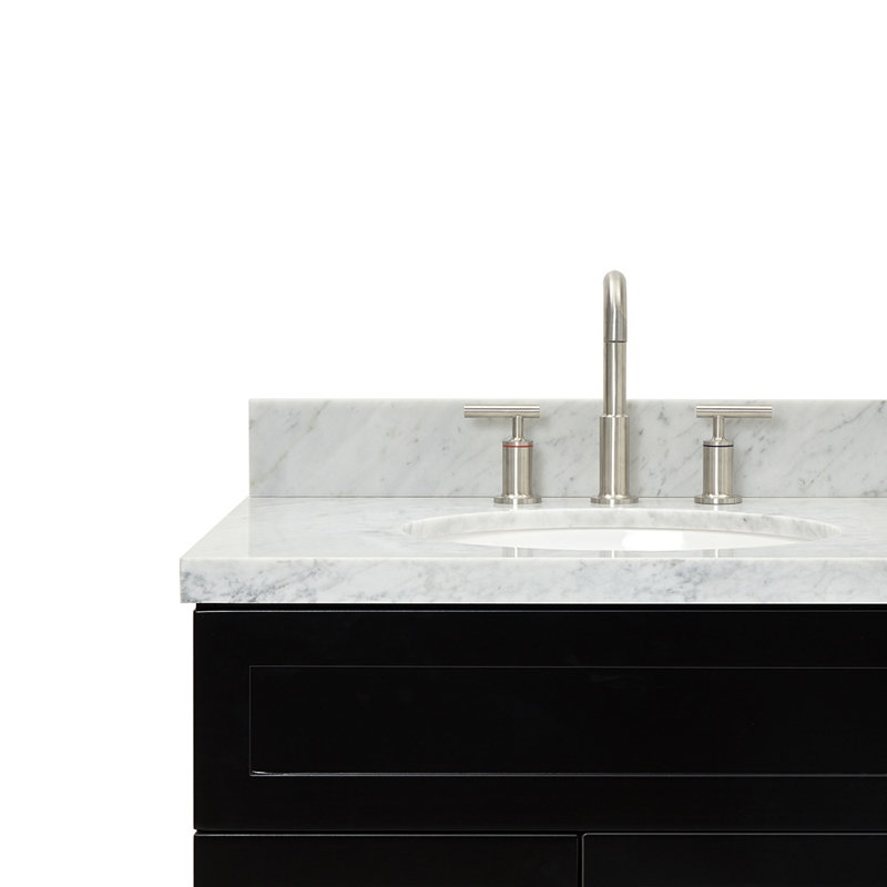 Ensemble de meuble-lavabo simple 43 po Abell, Noir