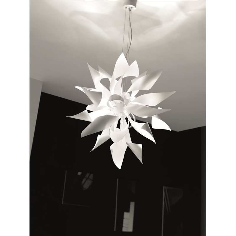 Ginger 12 - Light White Unique/Statement Pendant