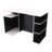 Jahya Modular L-Shaped Computer Desk with Built-In Electrical Outlet