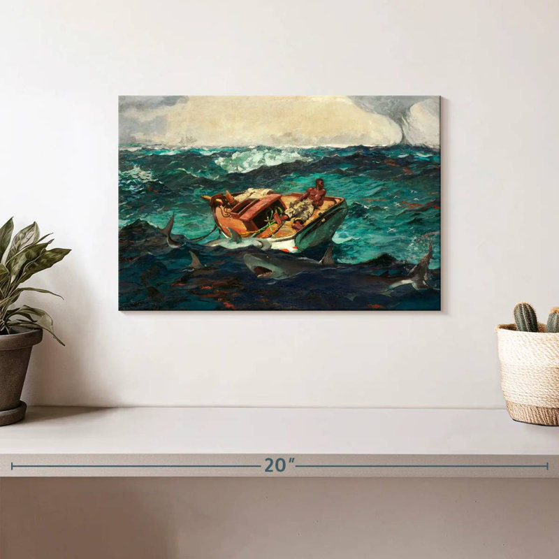 Leisha, le Gulf Stream 1899, H 8 po x l 12 po