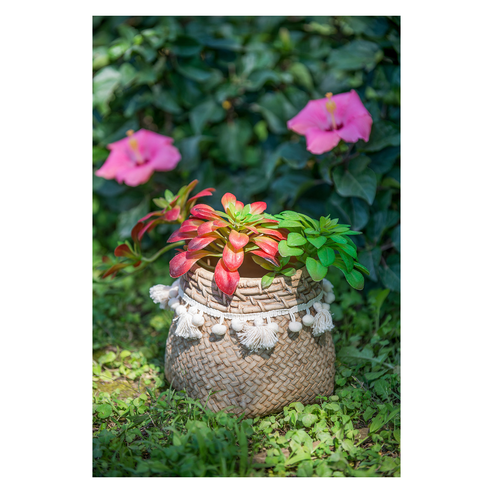 Susette Cachepot, 6.1" H x 6.5" W x 6.5" D