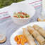 Melamine Lastra White Large Stacking Serving Bowl