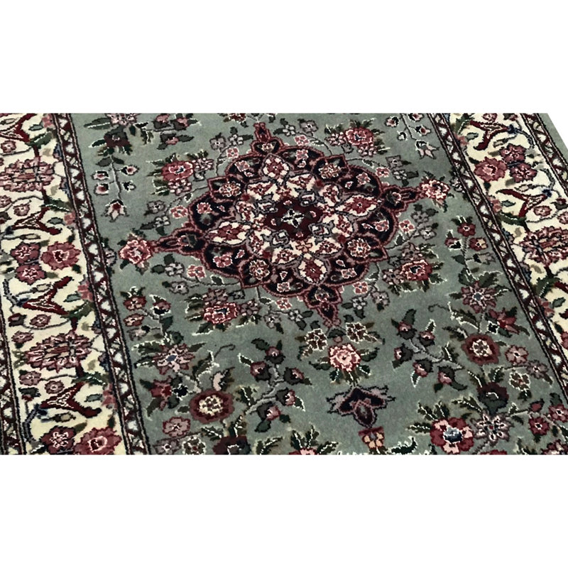 Wool Oriental Area Rug, Runner 2'6" x 10'