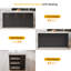 Îlot de cuisine blanc avec rangement 71 po, grande armoire de cuisine avec table de préparation pour la salle à manger-1180224551-1180224536