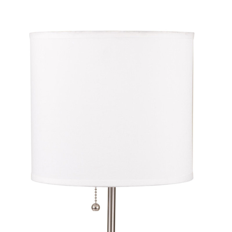 Lampe de table métallique 19,5 po Dante, Blanc