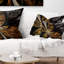 Coussin lombaire en fleur symétrique floral