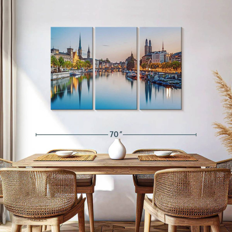 Sebbie Limmat River, 36" H x 57" W