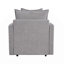 Fauteuil de lecture en tissu Chenille-1923209533