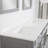 Elmmanual  35'' H X 60" W Solid Wood Bath Vanity with Stain-resistant Carrera White Quartz Top and Double Sink-439585333