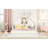 Full Size Wood Floor Bed With House-Shaped Headboard-520300066-520300067