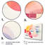 «Pastel Color Geometric Ink Collage III - Abstract Geometric», toile d'art 5 pièces-1310835609