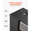 Classeur mobile 3 tiroirs en bois avec multiprise-711393326