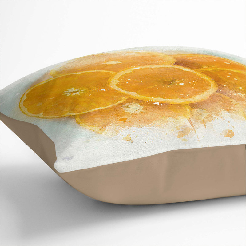 Square Throw Cushion, Stone, 40cm H x 40cm W x 15cm D