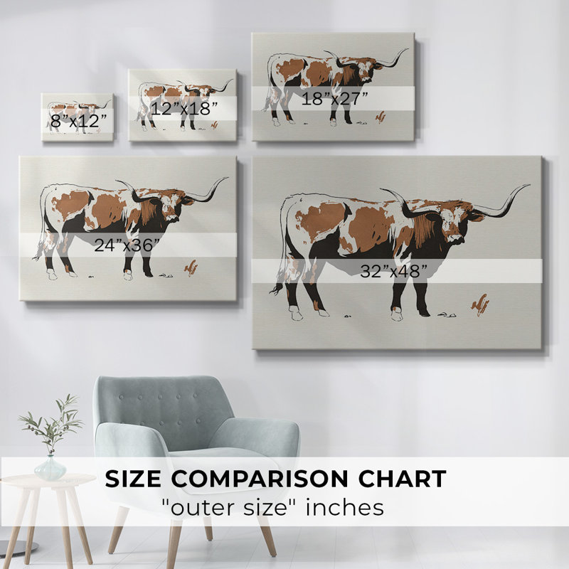Toile tendue Terre Cotta Steer I-Gallery
