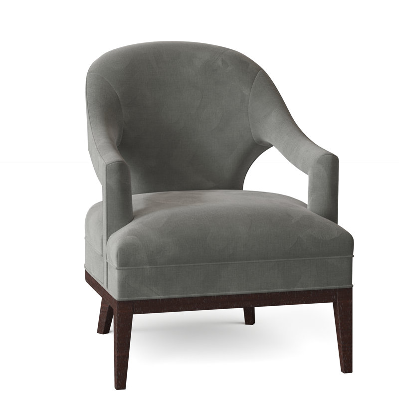 Callie 26.5" W Armchair, Espresso, Pewter (9953 65)