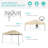 Best Choice Products Easy Setup Pop Up Canopy W/ 1-Button Setup, Wheeled Case, 4 Weight Bags-99315080-99315087