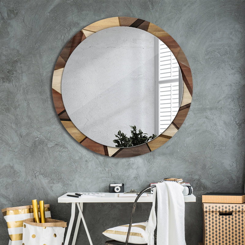 Huldar Glass Flat Wall Mirror