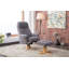 Billings 80cm Wide Swivel Standard Recliner-609382732
