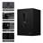 3.38 Cu ft Home Office Safe Box Cabinet Security Biometric Fingerprint Lock Keypad with Black Fireproof Bag-113049715