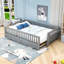 Lit plateforme en bois avec garde-corps et lattes-1893992156-1893992145