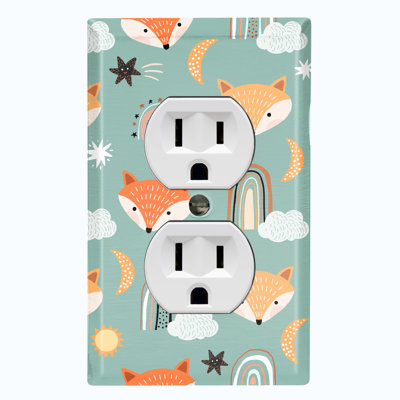 Plaque murale standard mignonne Fox