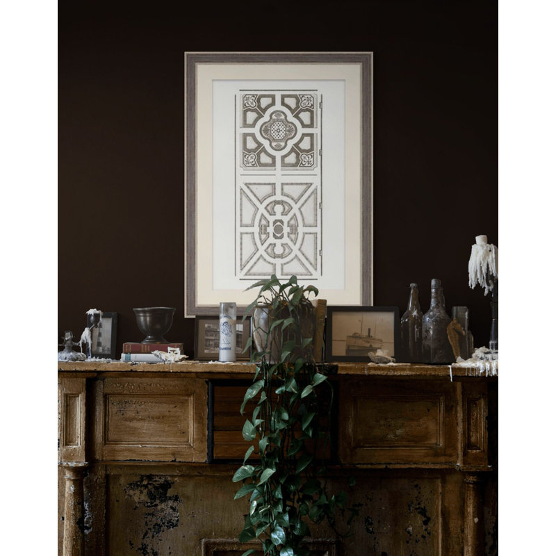 A Garden Design 3 Print by Studio L57 Nouvelle, 41.25" H x 28.25" W
