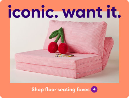 iconic. want it. Shop floor seating faves. MAKE YOUR ART NO MATTER WHAT.