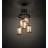 6 - Light Dimmable Geometric Chandelier