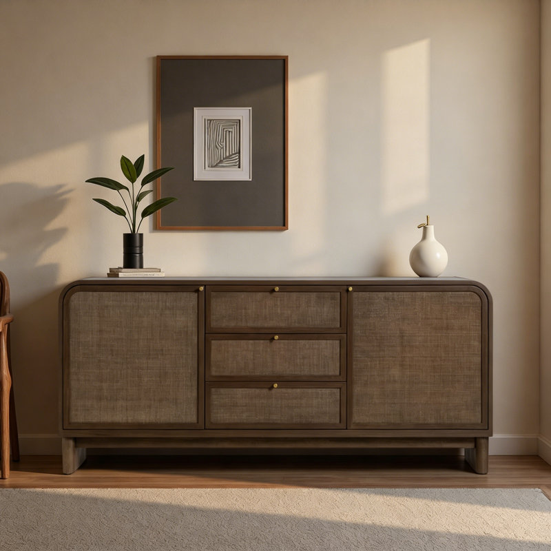 Buffet maison de style rétro, Noyer