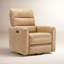 Fauteuil inclinable électrique pivotant en cuir Mila-114111992