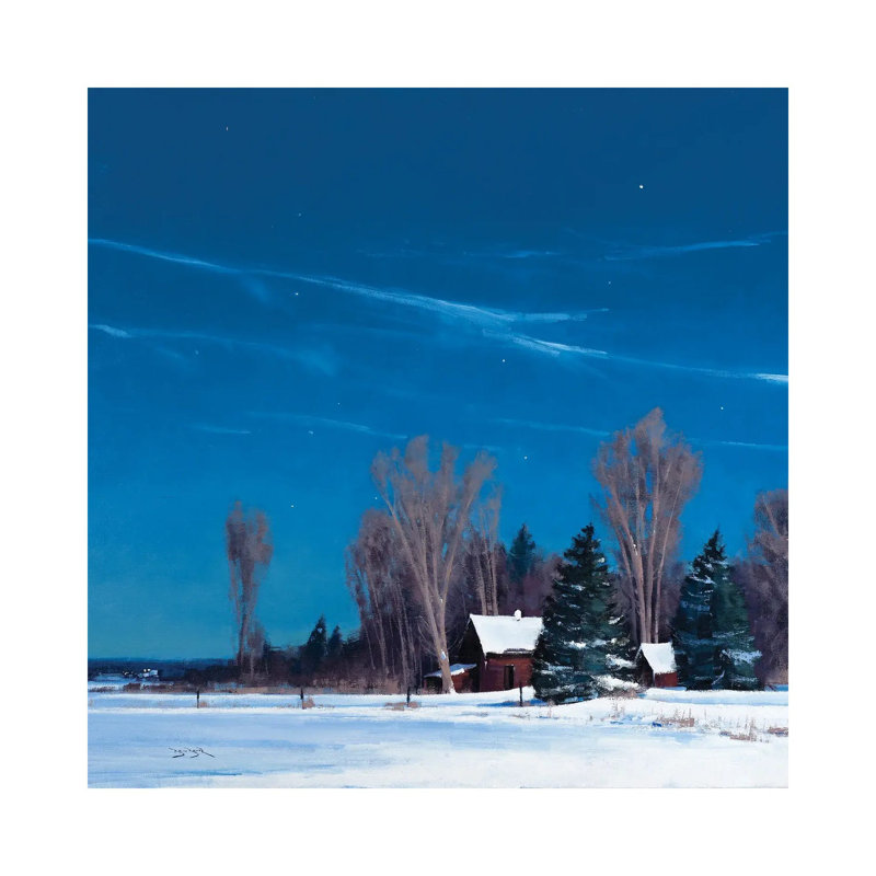 Relics By Moonlight by Ben Bauer - Wrapped Canvas Painting, 93.98 cm H x 93.98 cm W x 1.91 cm D