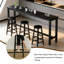 Ensemble de table de bar et de tabouret 3 personnes Modern Modern