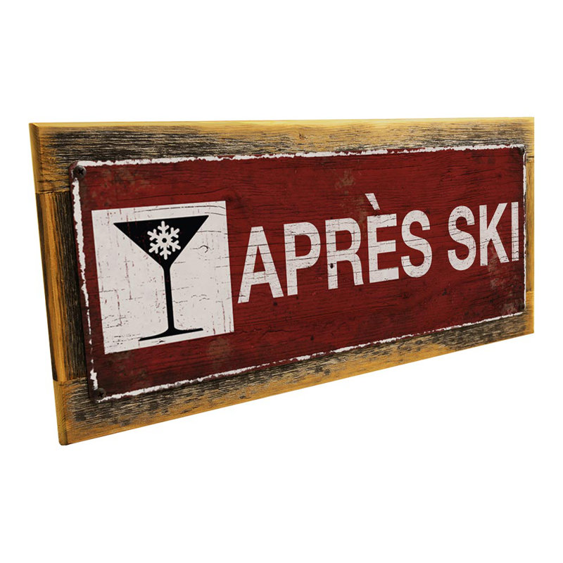 Framed Après Ski Sign