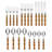 Cambridge Silversmiths Cambridge Bamboo Handle 20-Piece Flatware Set
