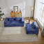 Canapé-lit convertible à plancher à compression avec structure fixe, modulaire désossé, sans assemblage, idéal pour les espaces polyvalents