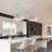 1-Light White Marble Finish Dome Pendant Light