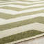 Tapis intérieur / extérieur en coton vert / beige Arneshia-20794125